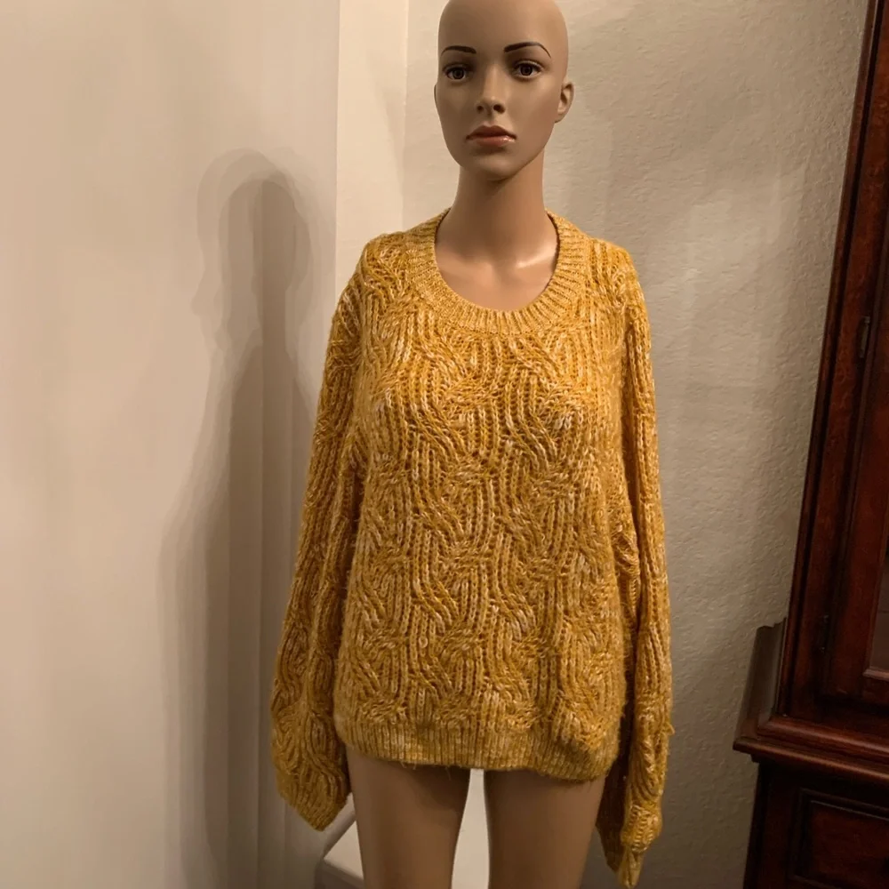 TOPSHOP YELLOW KNIT SWEATER - Picture 9 of 13
